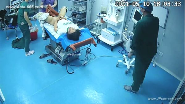 Asian patient unaware she's filmed during routine hospital checkup on breastful.com