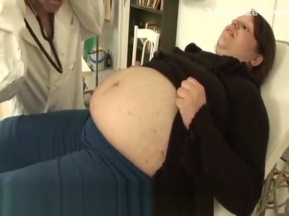 Pregnant brunette and doctor turn a routine check-up into a passionate intimate session on breastful.com