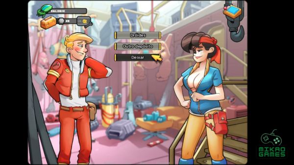 Space rescue episode 13 features a cartoon astronaut encountering his duplicate and an alien masseuse on breastful.com