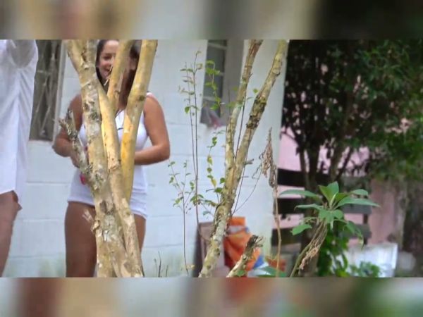Latina beauty takes it bareback during a steamy behind-the-scenes encounter on breastful.com