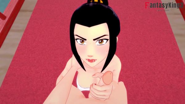 Azula delivers a passionate POV blowjob in a fiery anime fantasy - Japan on breastful.com