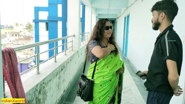 Indian beauty seduces in a passionate CFNM encounter with deep kissing and titjob - India on breastful.com