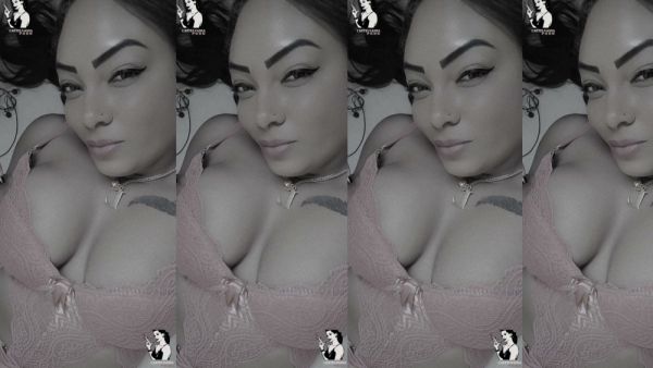 Curvy dark-haired woman with tattoos takes him deep in her mouth then receives anal creampie on breastful.com