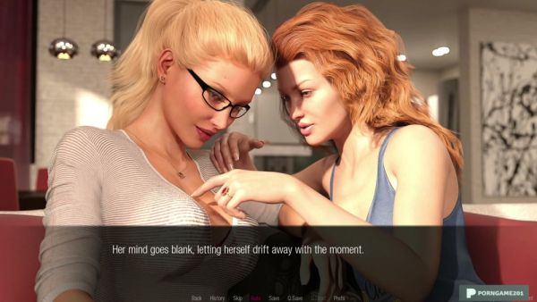 Blonde and redhead reconnect intimately in their modern shared home - Usa on breastful.com