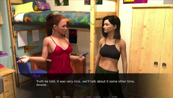 Brunette adventurers enter the eerie world of Porn Amazons Horror Edition on breastful.com