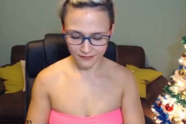 Tattooed Romanian blonde teases in lingerie during intimate webcam session - Romania on breastful.com