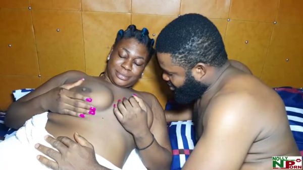 Two African men heat up the bed with intense anal sex - Nigeria on breastful.com