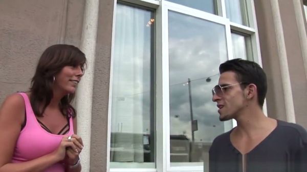 Two busty European women pleasure a muscular man in an Amsterdam threesome on breastful.com
