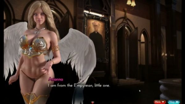 Blonde angel seduced in a heavenly hall as temptation unfolds in church on breastful.com