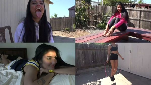 Brunette models showcase their curves in amateur outdoor and indoor scenes on breastful.com