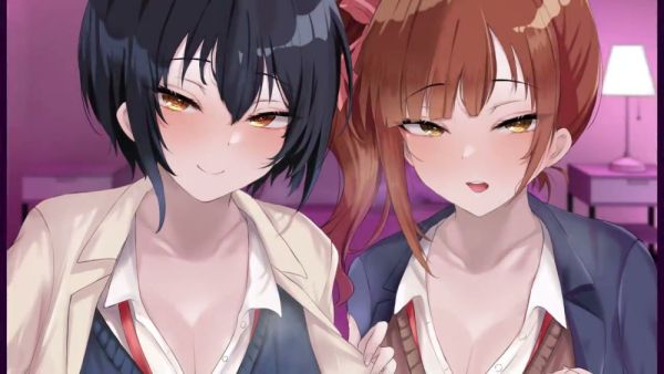 Two animated succubus guide you through intense JOI with teasing striptease and explicit instructions on breastful.com