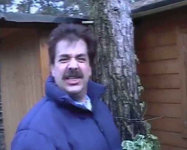 Blonde German woman with natural tits enjoys intimate moments in a wooden cabin - Germany on breastful.com