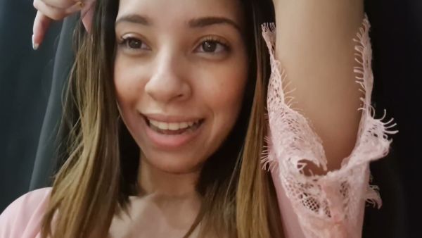 Julie Oliver guides you through her solo dildo session with natural pubic hair on breastful.com