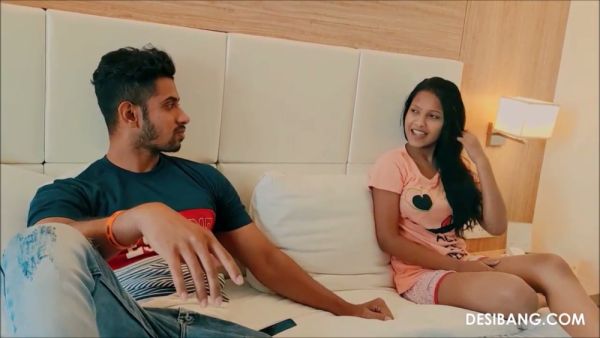 Passionate couple explores each other intimately on a soft bed - India on breastful.com