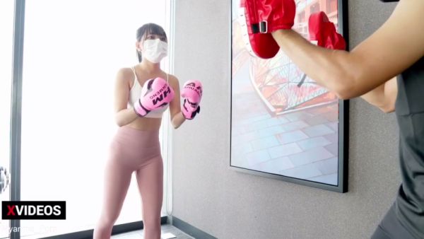 Asian gym beauty bends over for rough hardcore session on breastful.com