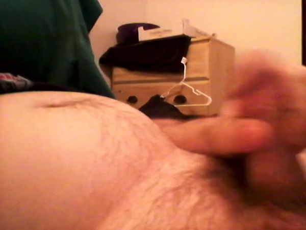 POV cumshot in bed on a hot day with no one else around on breastful.com
