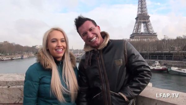 Blonde Russian wife swallows her French husband's load on their Paris honeymoon - Russia - France on breastful.com