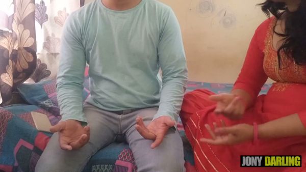 Indian wife demands marriage while giving stepson a blowjob with dirty Hindi talk - India on breastful.com