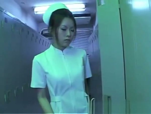 Young Asian nurse and aroused man caught in secret medical fetish acts on breastful.com