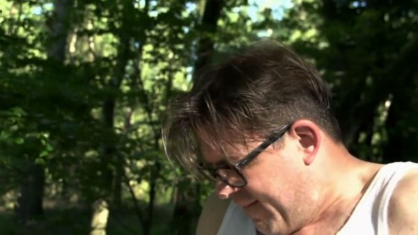 Tattooed pink-haired woman gives a deep throat in the sunlit forest - Germany on breastful.com