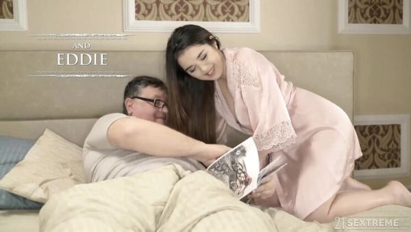 21 Sextreme - Busty Teen Diana Rius Sucks Old Man and Takes His Cum on breastful.com