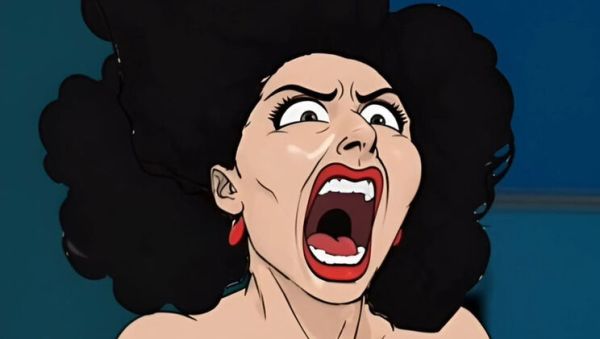 Busty Brunette Wife Can't Resist Giant Black Cock - Animated - Britain on breastful.com