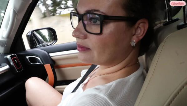 Busty Slut Wife Sucks Stranger's Massive Cock in Car, Greets Her Cuckold Hubby - Russia on breastful.com