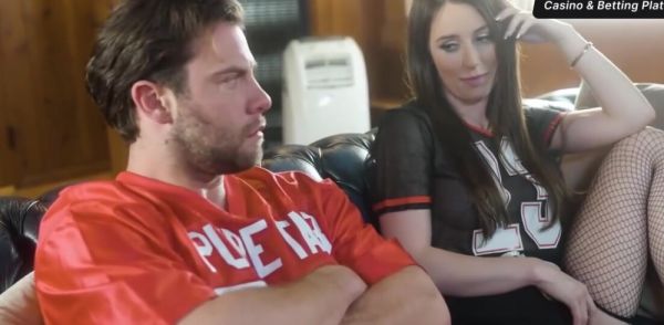 Busty youthful dame shows off her fellate abilities before a messy cumshot on breastful.com