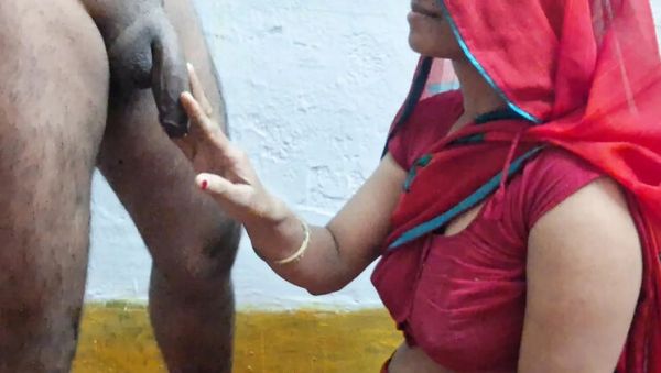 Busty Banuu Red Saree Sister in Law Fucked by Brother in Law on breastful.com