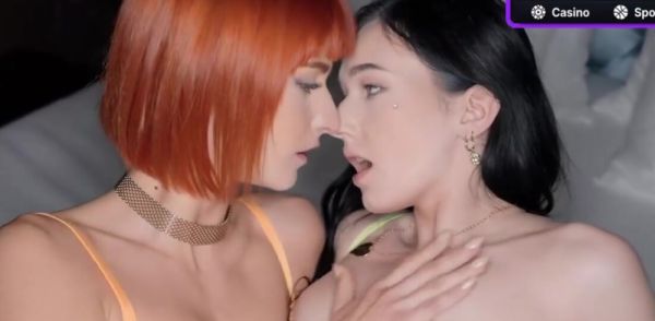Busty blonde performs blow before getting doggystyle on her friend on breastful.com