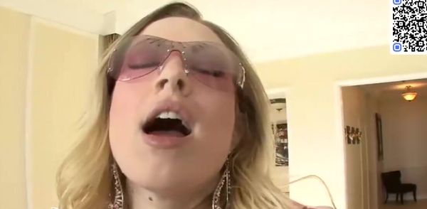 Busty ash-blonde gets gonzo deep throat and backside play on breastful.com