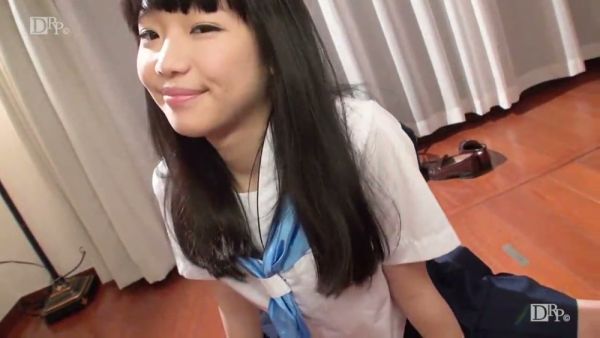 Asian schoolgirl in uniform shares intimate moments in a private room - Japan on breastful.com