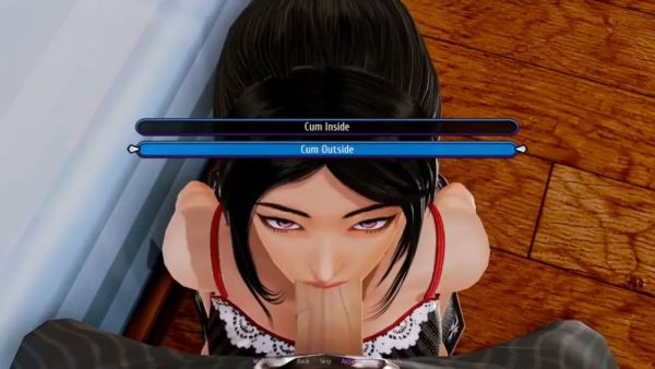 Teen anime girls serve a well-endowed man in a 3D harem hotel fantasy on breastful.com
